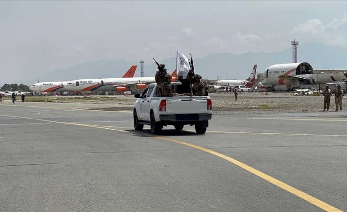 ABD askerlerinin terk ettiği Kabil Havaalanı'nı AA görüntüledi
