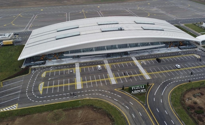 Erdoğan ve Aliyev'in açılışını yapacağı Fuzuli Havalimanı 8 ayda inşa edildi