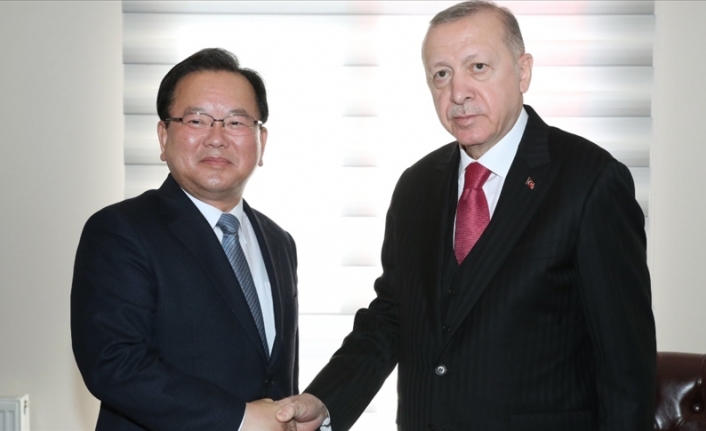 Cumhurbaşkanı Erdoğan, Güney Kore Başbakanı Kim Boo-Kyum'u kabul etti