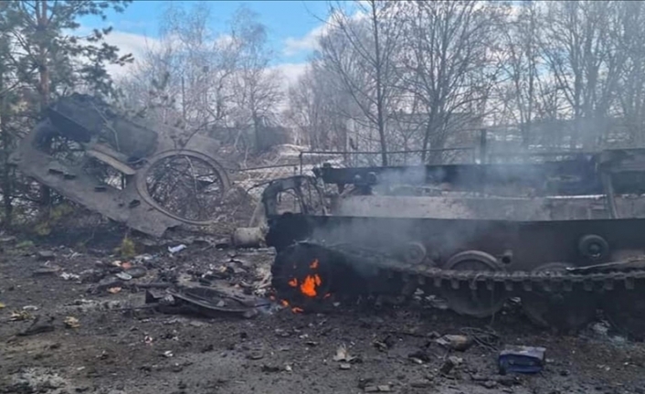 Ukrayna: Rus ordusu 17 bin 800 asker, 143 uçak, 134 helikopter ve 631 tankını kaybetti