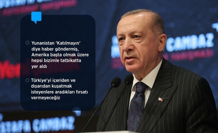 Cumhurbaşkanı Erdoğan: Herkes bu milletin ne olduğunu Efes 2022 Tatbikatı'nda gördüğü gibi bundan sonra da görecek