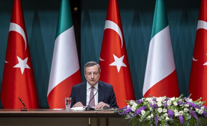 İtalya Başbakanı Draghi: (Karadeniz'de tahıl koridoru) Türkiye'nin arabuluculuk çabaları takdire şayan