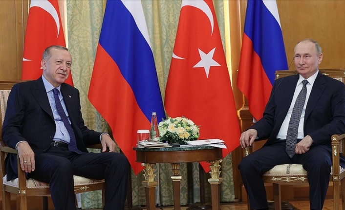Cumhurbaşkanı Erdoğan ve Putin Suriye'de terör örgütlerine karşı eş güdüm içinde hareket etme kararlılığını teyit etti