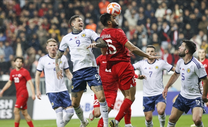 A Milli Futbol Takımı, özel maçta İskoçya'yı 2-1 yendi