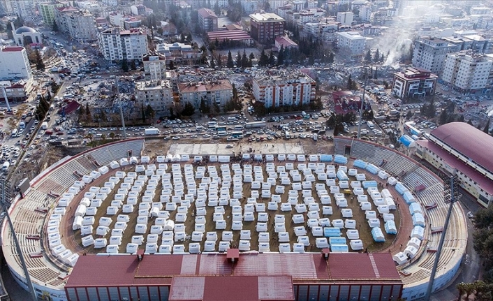 Deprem bölgesinde 70 bin 818 AFAD aile yaşam çadırının kurulumu tamamlandı
