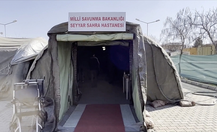 MSB'nin Kahramanmaraş'taki seyyar sahra hastanesi 788 kişiye hizmet verdi