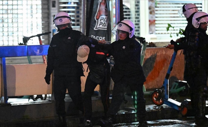 Fransa'daki olayların sıçradığı Belçika'da 80 kişi daha gözaltına alındı