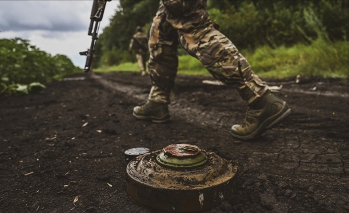 Ukrayna ordusu Donetsk bölgesinde mayın temizleme çalışmalarını sürdürüyor