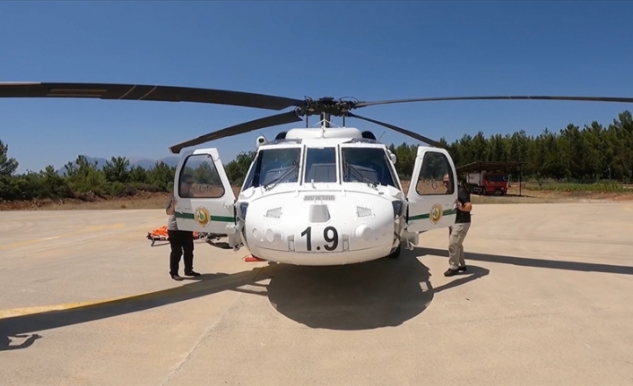 Yerli helikopter T70 orman yangınlarına müdahalede aktif görev alıyor