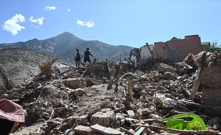 Fas'ta depremin beşinci gününde arama kurtarma çalışmaları sürüyor