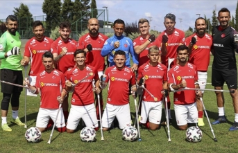 Ampute Milli Futbol Takımı, Avrupa Şampiyonası'ndaki ilk maçına çıkıyor