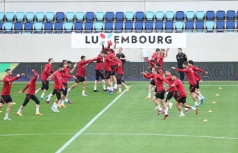 A Milli Futbol Takımı Lüksemburg maçı hazırlıklarını sürdürdü