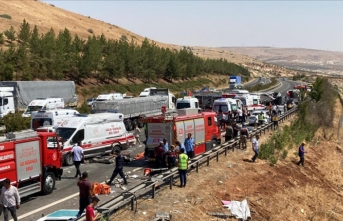 Gaziantep'teki trafik kazasında 15 kişi hayatını kaybetti