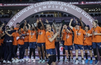 Basketbolda 28. Kadınlar Cumhurbaşkanlığı Kupası'nı ÇBK Mersin Yenişehir Belediyesi kazandı
