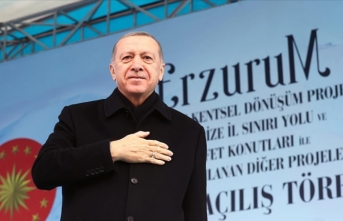 Cumhurbaşkanı Erdoğan: Karadeniz gazıyla ilgili yeni müjdeleri pazartesi günü milletimizle paylaşacağız