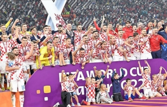 Hırvatistan 2022 Dünya Kupası'nı üçüncü tamamladı
