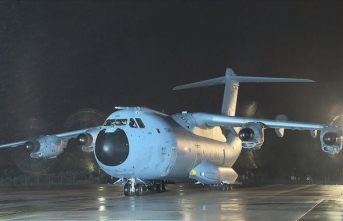 MSB: Ukrayna'dan gelen A400M uçakları Kayseri'ye indi