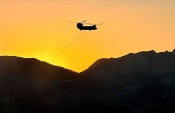 4-17 Temmuz 2023 tarihleri arasında TSK'ya ait 18 helikopter ve 2 uçak orman söndürme çalışmalarına katkı sağladı