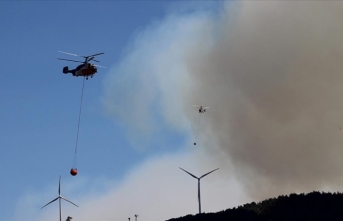 Hatay Belen'deki orman yangınına müdahale sürerken 2 kişi gözaltına alındı