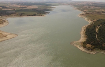 Edirne'de binlerce dönüm araziyi sulayan Altınyazı Barajı'nda doluluk yüzde 15'e düştü