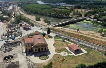 Halkalı-Kapıkule Demir Yolu Projesi'nin ilk etabı Çerkezköy-Kapıkule hattındaki çalışmalar sürüyor