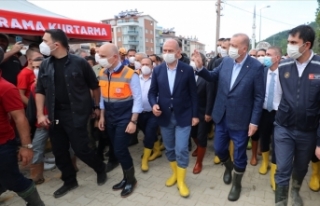 Cumhurbaşkanı Erdoğan, afet bölgesi ilan edilen...