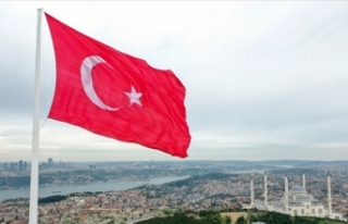 Türkiye'nin en büyük bayrakları İstanbul...