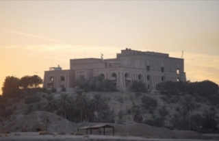 Antik Babil kentindeki 'Saddam'ın Sarayı'...