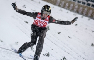 Fatih Arda İpçioğlu, olimpiyatlarda kayakla atlamada...
