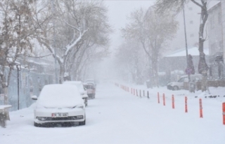 Doğu Anadolu yoğun karla ilkbaharda yeniden beyaza...