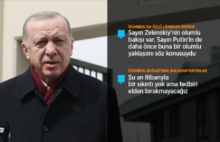 Cumhurbaşkanı Erdoğan: İstanbul'daki liderler...