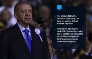 Cumhurbaşkanı Erdoğan: Amacımız çevremizde bir...