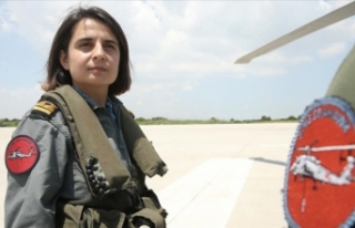 Deniz Hava Komutanlığının tek kadın pilotu Hatice...
