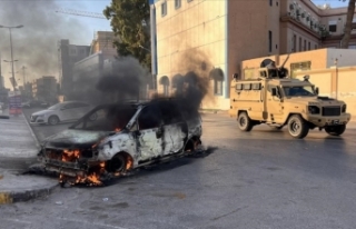 Libya'nın başkenti Trablus'taki çatışmalarda...
