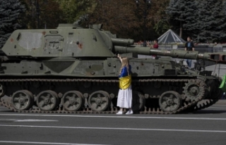 Ukrayna'da 31. Bağımsızlık Günü savaşın...