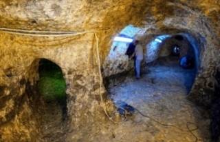 Konya'da tesadüfen keşfedilen antik yer altı...