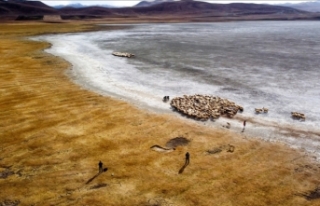 Van'daki Tuz Gölü kuraklık ve aşırı buharlaşma...