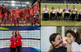 Bedensel engelli sporcular başarılı bir yılı...