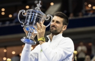ABD Açık'ta tek erkekler şampiyonu Novak Djokovic...
