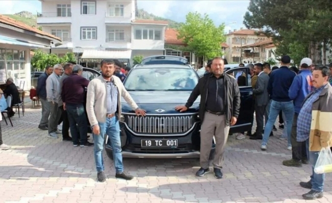 Türkiye'nin yerli otomobili Togg, Hattuşa'da tanıtıldı