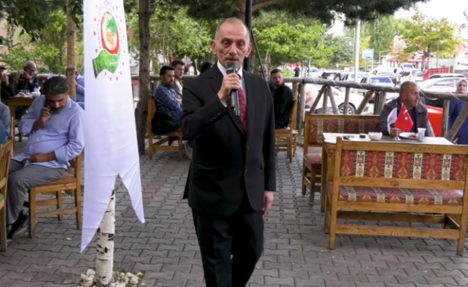 Avrasya Yerel Yönetimler Birliği Başkanı Dr. Hasan Cengiz Erzurum'da: "Dolmabahçe Sarayı'nın adamıyım!"