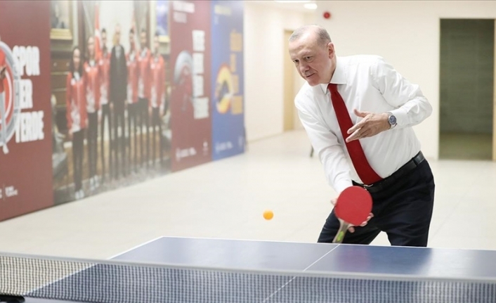 Cumhurbaşkanı Erdoğan'ın masa tenisindeki raket tutuşu, NFT'ye dönüştürüldü